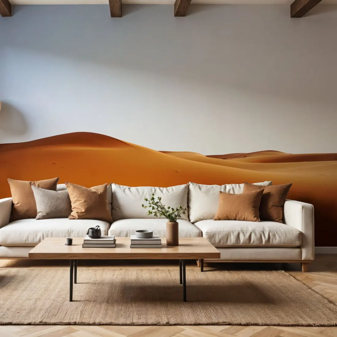Custom Morocco Dunes Wallpaper for Walls Made to Measure Large Wall Mural