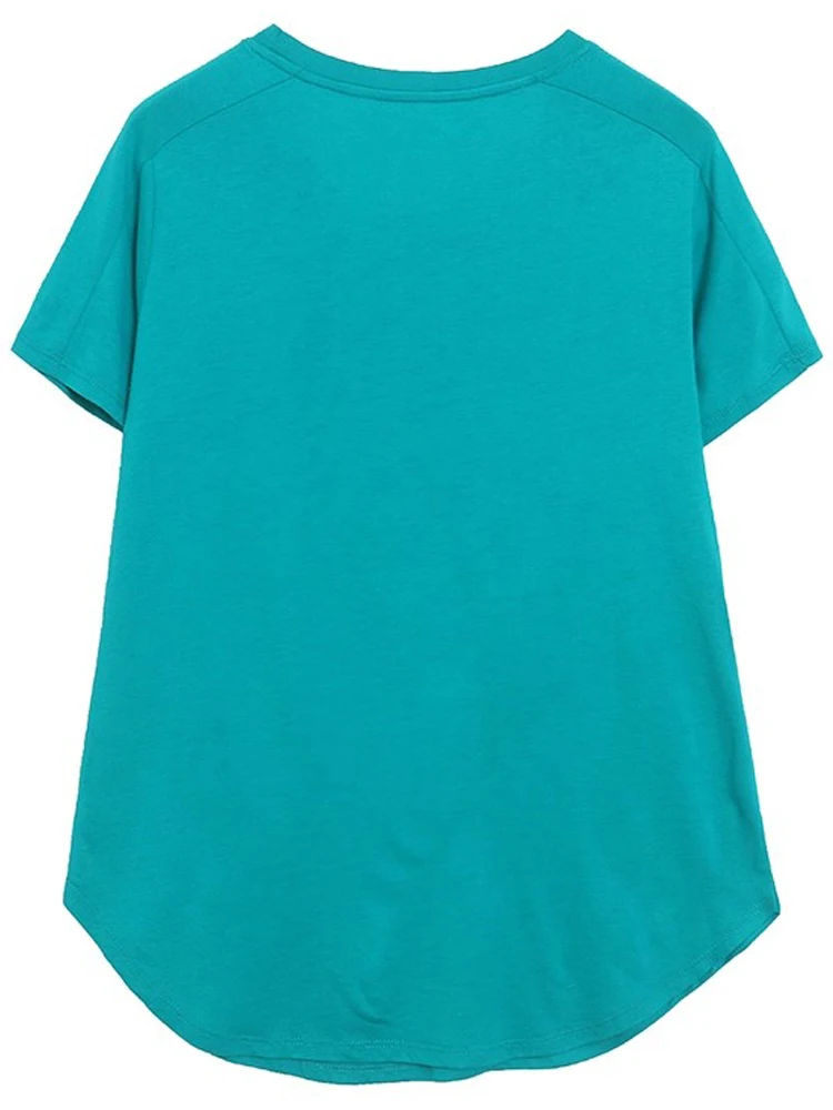 ديزني لاند والت ديزني العالم رقاقة آن ديل الكرتون طباعة الماس تي شيرت المرأة عادية قصيرة الأكمام س الرقبة البلوز المحملة القمم