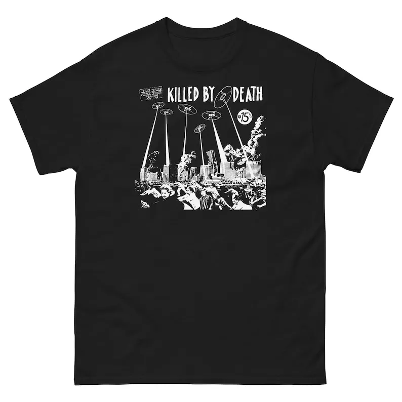 

Rock Music Men's Classic Tee Adult Regular Fit O-Necked Tees Cotton Men's Printed Tops