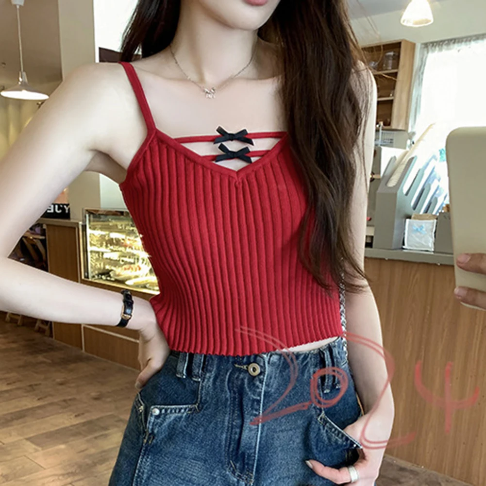 القوس قاع الأعلى فتاة الساخنة أعلى عارضة نمط Microelasticity البوليستر النسيج كل موسم بروتيل أعلى فتاة ساخنة المشمش