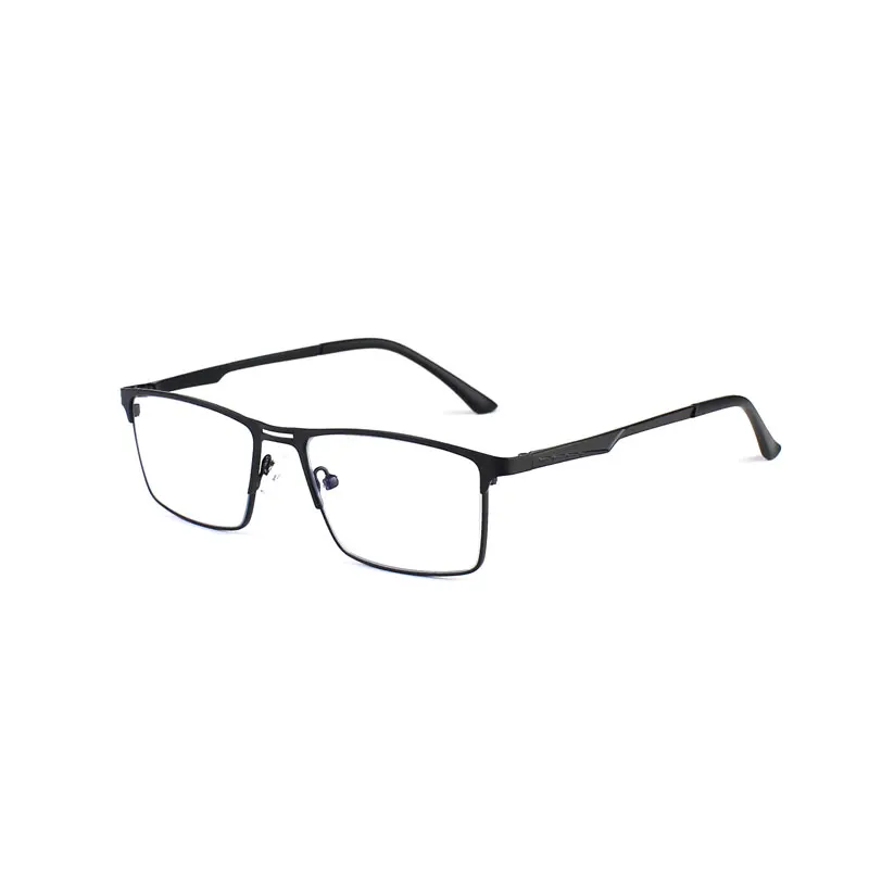 Lunettes de lecture multifocales progressives pour hommes et femmes, Anti-rayons bleus, pour ordinateur, travail, monture métallique carrée