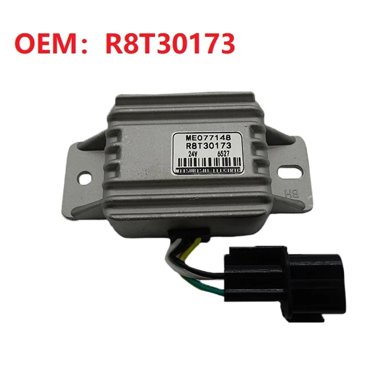 Safety Relay R8T30173 Black Plug Accessories For Kobelco Crawler Excavator SK200-5 SK200LC-5 SK200-6 SK200-6E