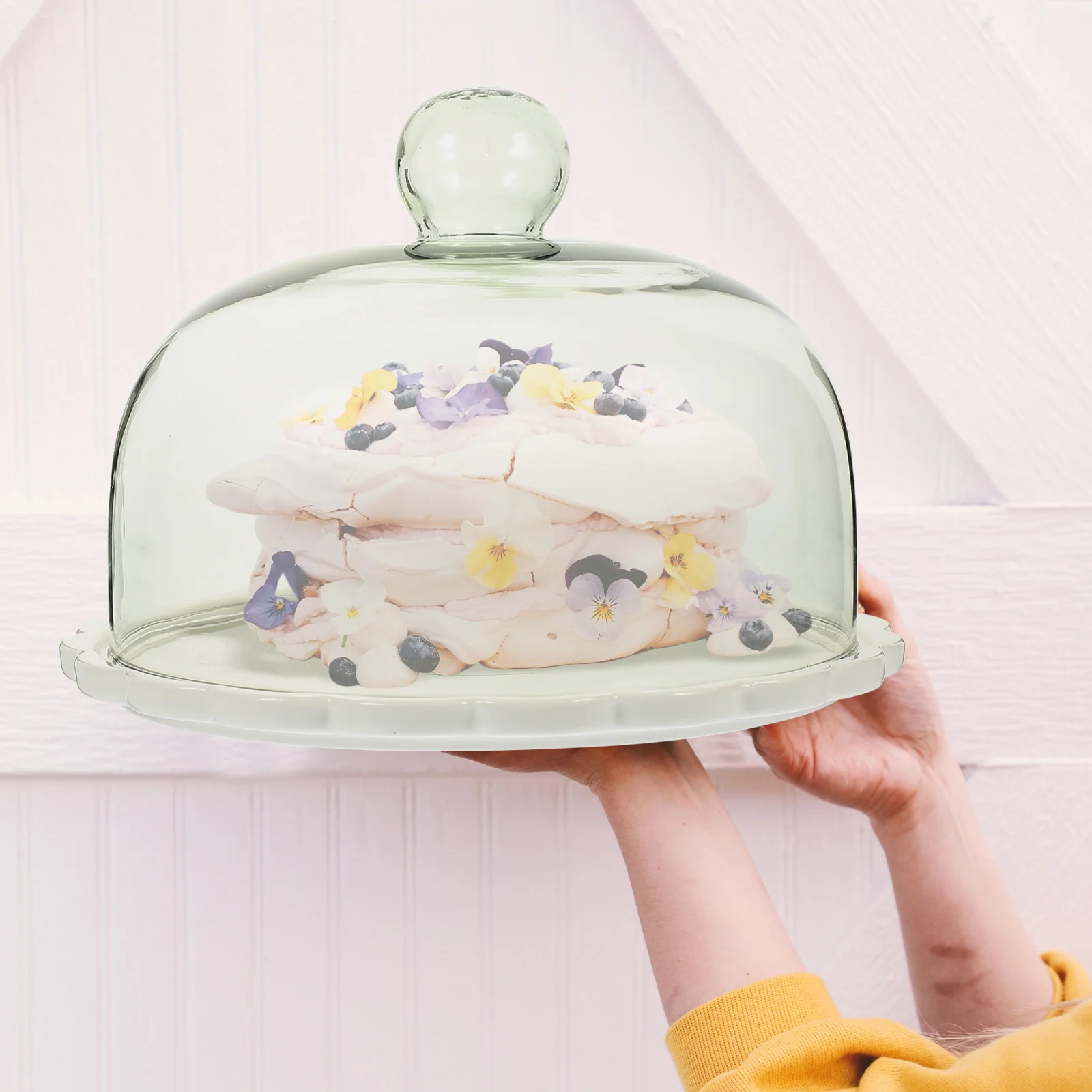 

1 комплект, стеклянная крышка для торта, маленький купол, прозрачная защитная крышка для еды для торта, кекса, фруктового десерта, хранения кексов, купола