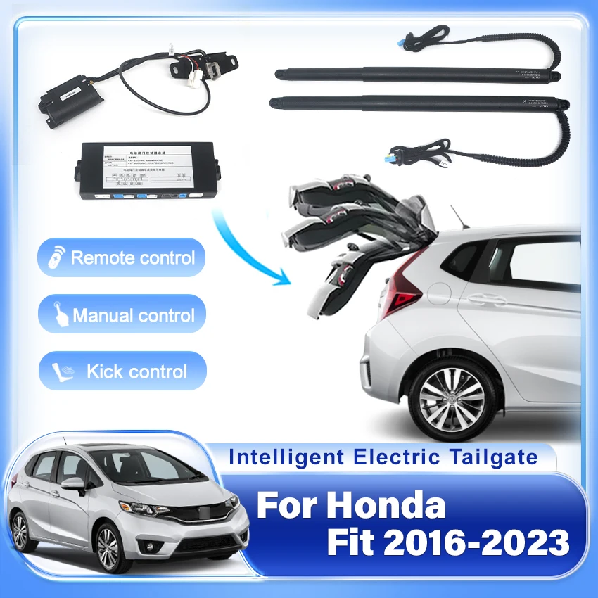 Smart Electric Tailgate Auto Lift Car Electric Trunk Drive Door Close Kick Sensor Rear Door Power Kit For Honda Fit 2016-2023