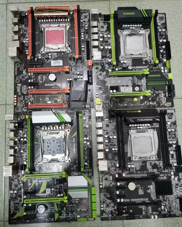 For X79 Main Board 2011 Pins, Support E5-2650 V1 V2 Ddr3 Memory, Fine Yue, South China Gold X79