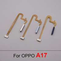 1pc Fingerprint Sensor Power Button Flex Cable For OPPO A17 Touch Sensor Scanner Repair Parts