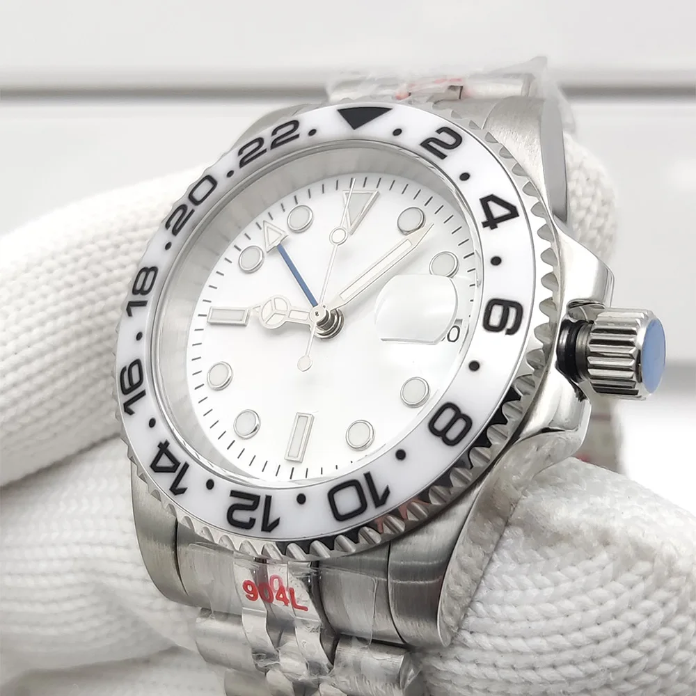 40mm Men's Watch NH35 Automatic Movement Watch Date 316L Stainless Steel Super luminous dail Waterproof Business Luxury Watch