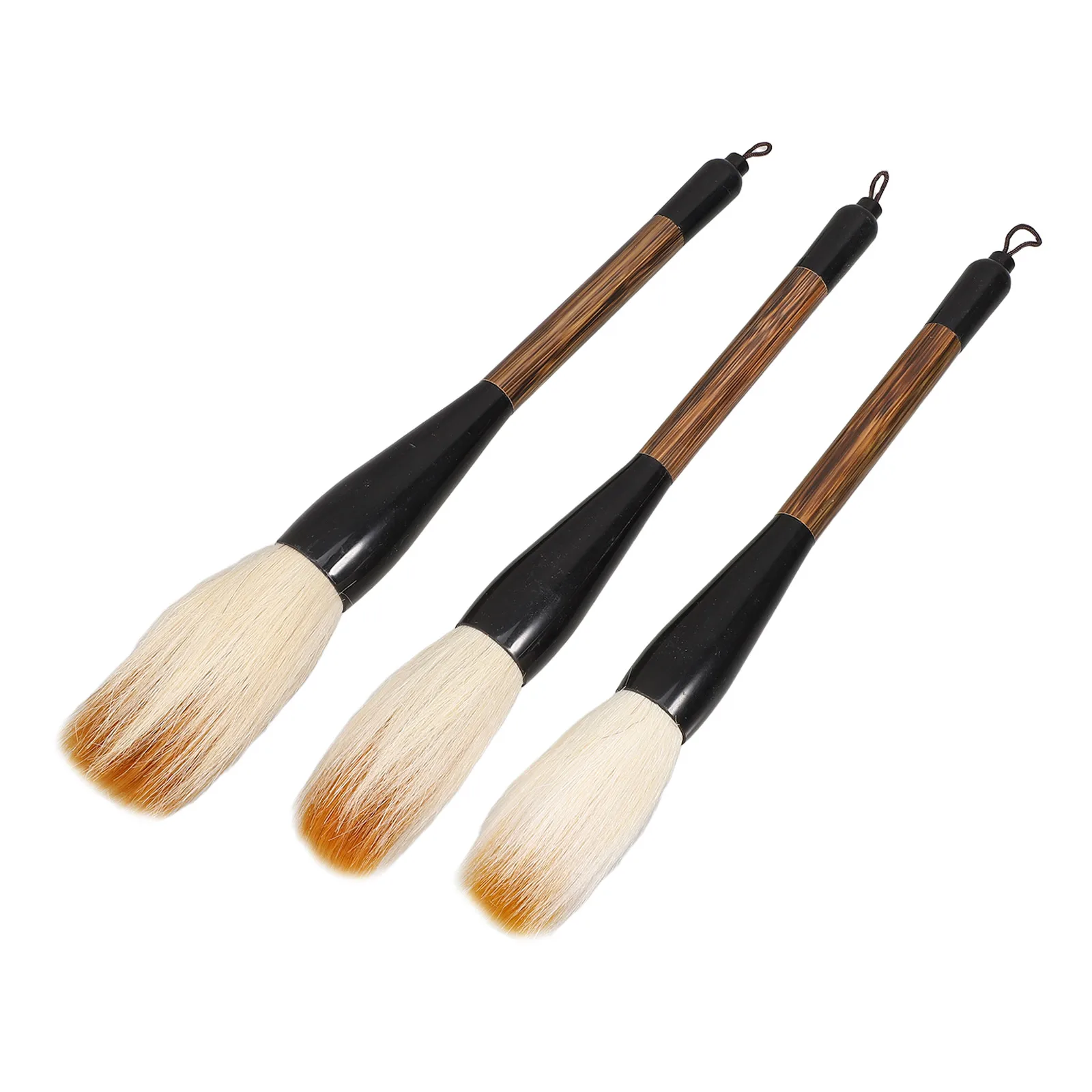 

3 Pcs Large Brush Paint Brushes Artistic Calligraphy Supplies Chinese Sumi Pens Big Grabber