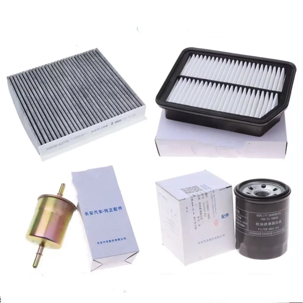 

4pcs Filter Set for CHANGAN CS35 Plus 1.6 Air filter+oil filter+fuel filter+Air conditioning filter