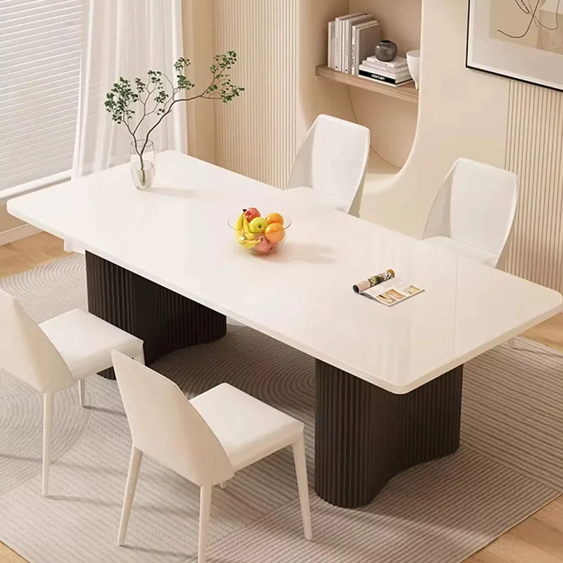 Sillas, Mesa de Comedor Central, Mesa de Café para Restaurante, Salón, Mesa de Comedor Moderna y de Lujo, Mesa de Escritorio de Diseño, Mesas de Jantar, Muebles para el Hogar