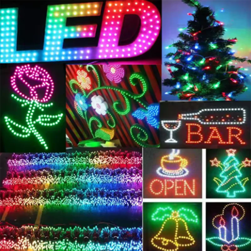50pcs 12mm WS2811 IC RGB Full Color Pixels USB LED Module Light WiFi Bluetooth-compatible Addressable 5V Waterproof String Lamp