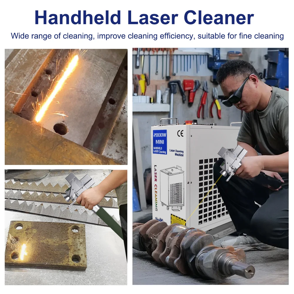 Machine Laser à Fibre Industrielle pour Enlever la Rouille, Peinture à l'Huile pour Livres en Métal, Largeur 1500mm, 300 W, STOCK US EU