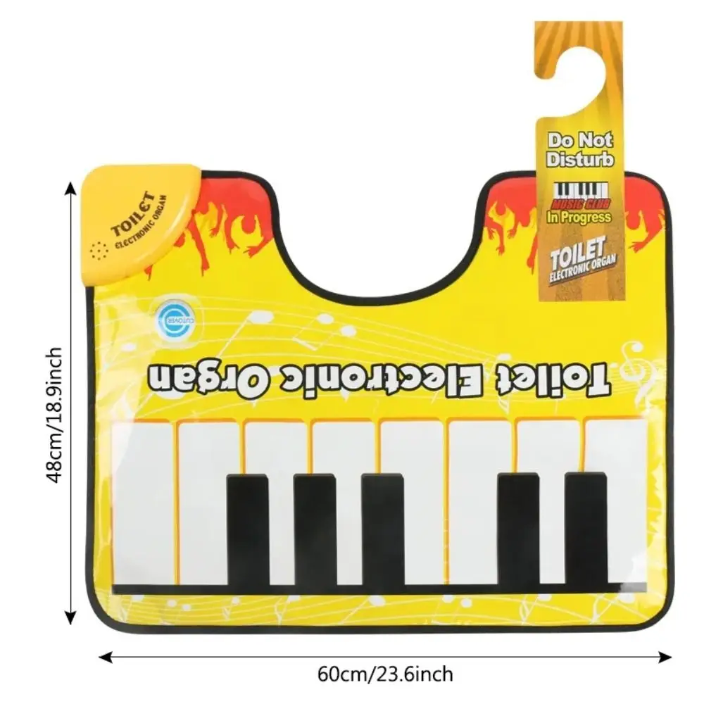 천 화장실 피아노 매트 미끄럼 방지 내마모성 목욕 매트 방수 발가락 탭핑 뮤지컬 키보드 뮤지컬 목욕 매트