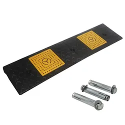 1 Pcs step pad slope pad road tooth uphill threshold triangle pad car climbing pad rubber road along the slope deceleration belt