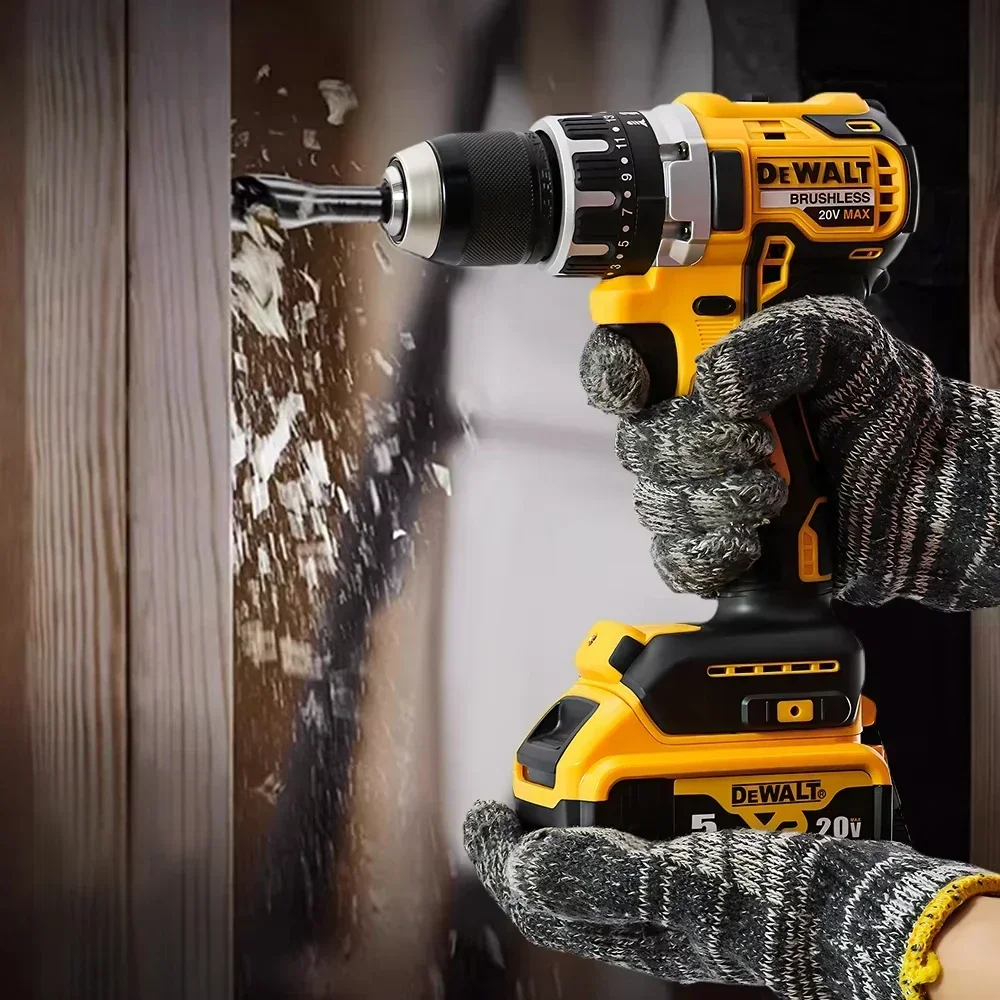 NEW 2026 DEWALT DCD805 Hand Impact Drill,20V Lithium Cordless,Brushless Power,Variable Speed Control,Lightweight Household Tool - view 6