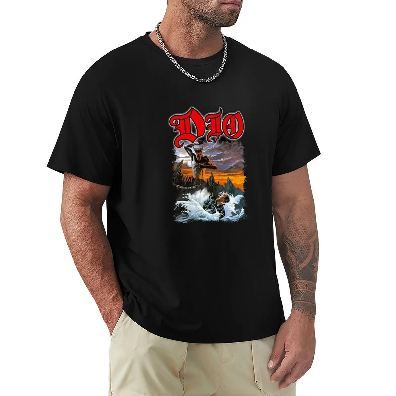 Dio band T-Shirt Holiday Casual Short Sleeve Top