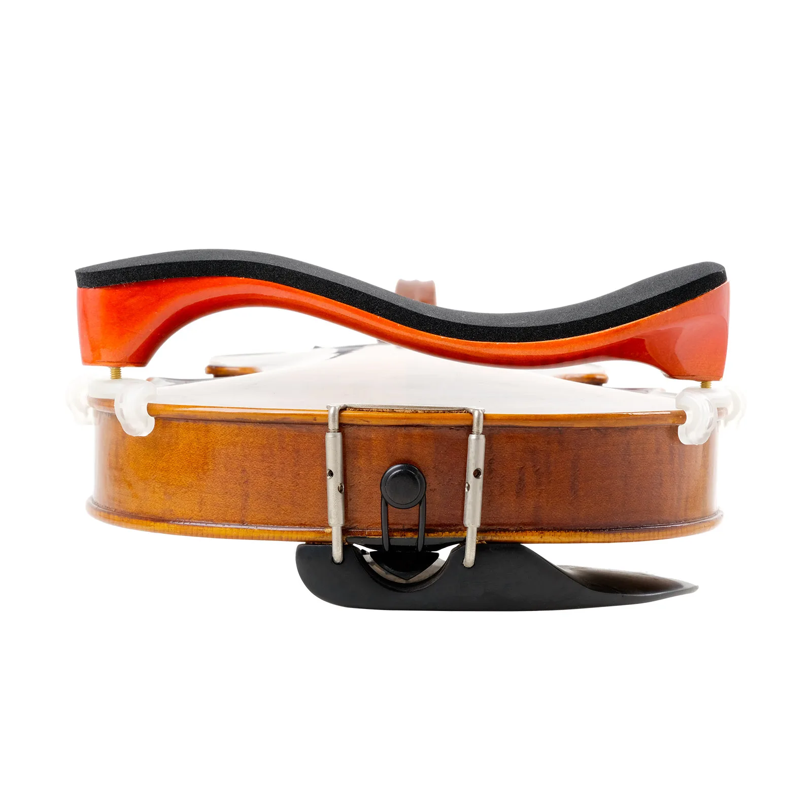 Violin Shoulder Rest Wooden Tiger Pattern White Foot Shoulder Rest With Bear Wipe High Quality Violin Parts&Accessories