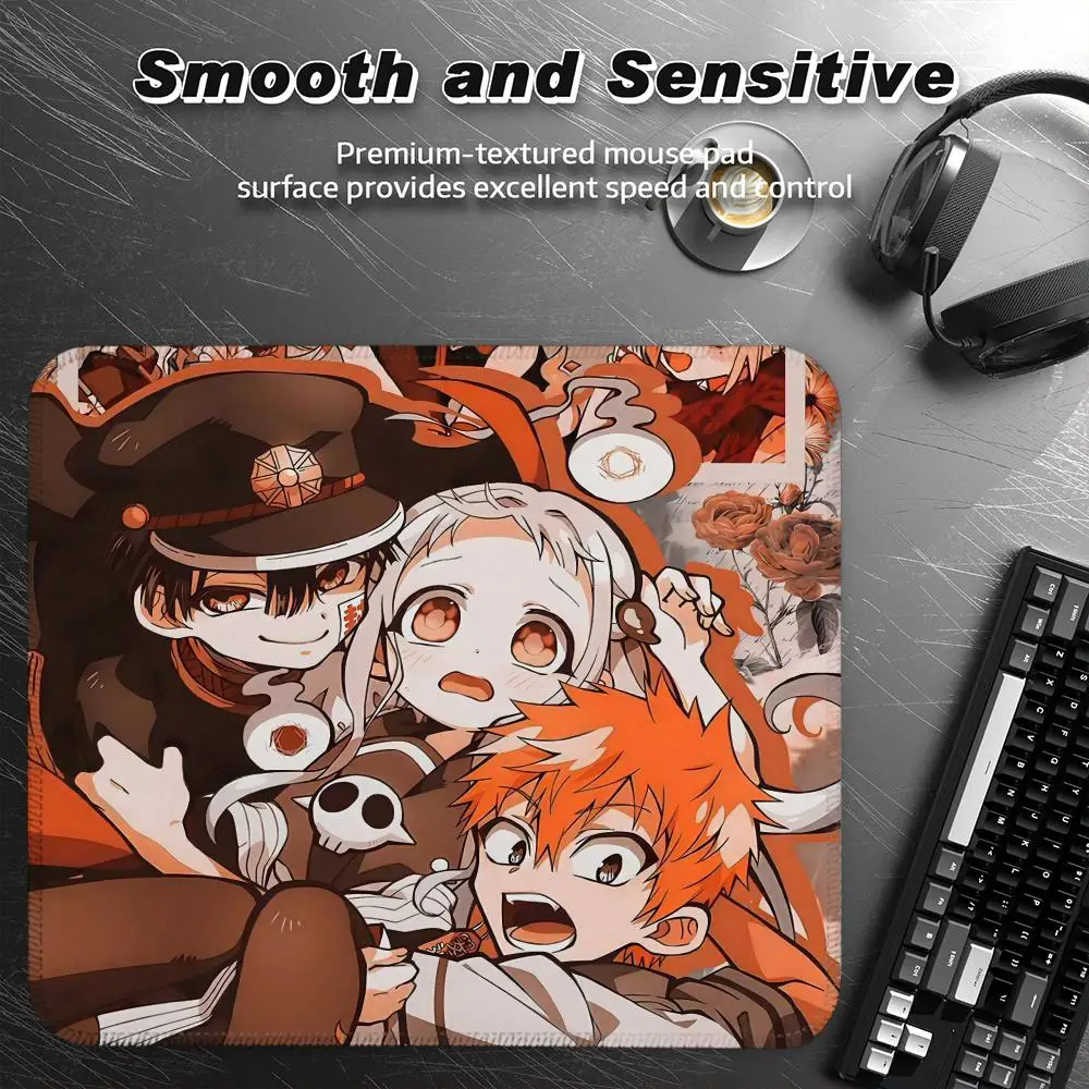 Toilet-bound Hanako-kun Mouse Pad Offices Accessories Gaming Small Mousepad Desk Mat Office Rug Gamer Mats Anime Gadgets Compute