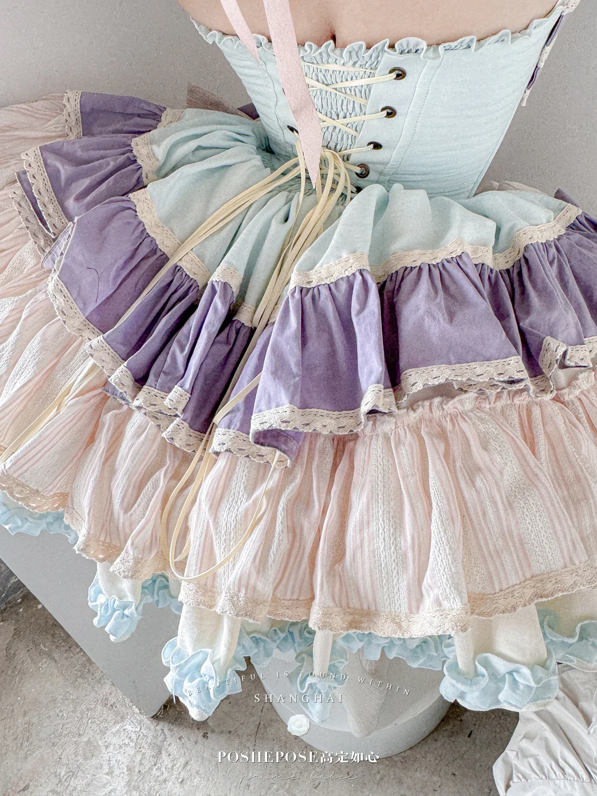 Robe courte Style Ballet Cos Lolita pour femmes, coupe cintrée, élégante, mignonne, douce, grand nœud, robe de soirée d'anniversaire, robe d'été 2025