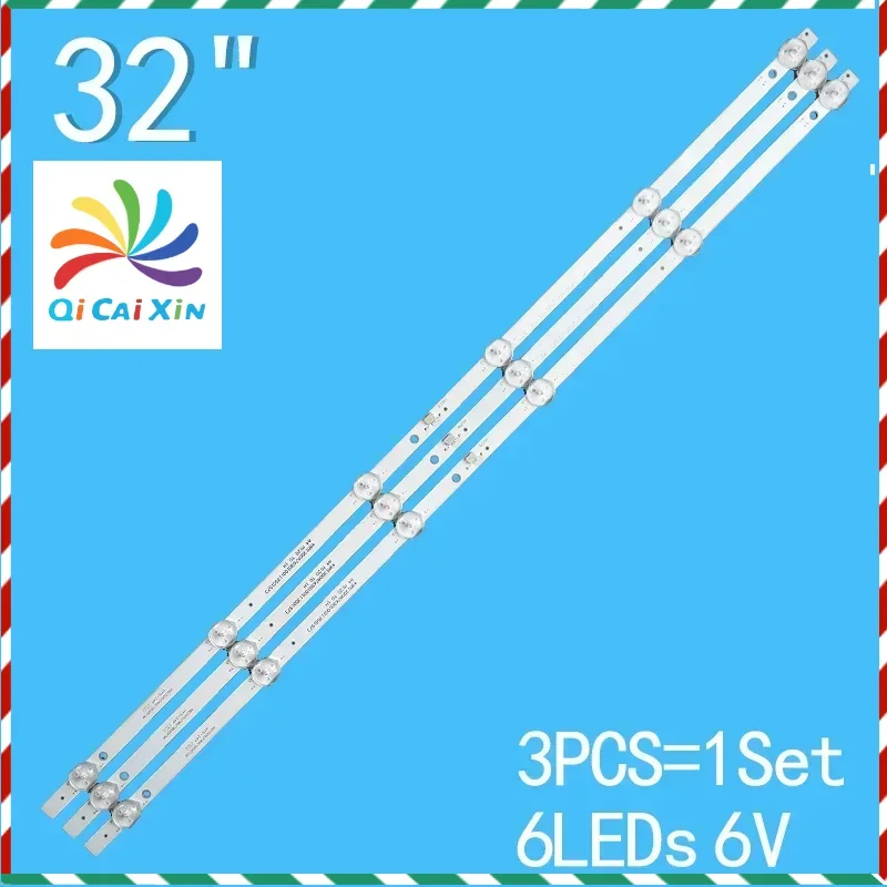 

3PCS LED Bar For LB-C320X14-E12-L-G2-SE3 MS-L1850 V2 SVJ320AG2 32D2000 SVJ320AK3 SVJ320AL1SVJ320AL6 STV-LC32T840WL PH32U20DSGW