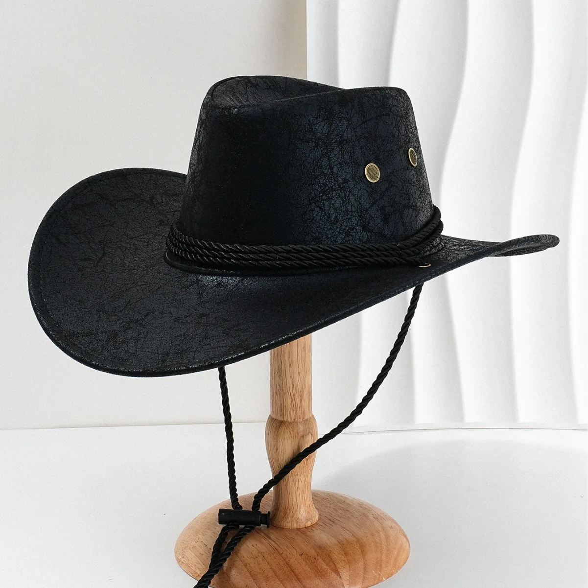 Disco Beach Cowboy Hat Rhinestone Woman for Cowgirl Costume, Top Hats, Rave Festival Accessories view 3