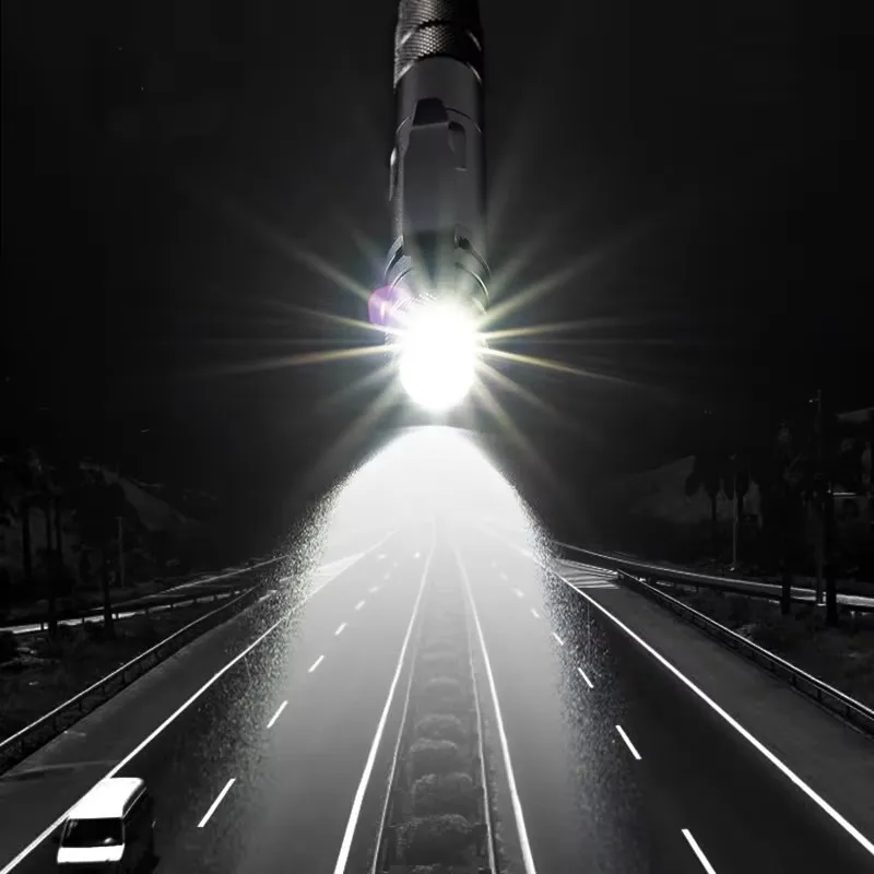 Wielofunkcyjny wojskowy długopis taktyczny do samoobrony, survivalowy, EDC, awaryjny, latarka, stroboskop, otwieracz do butelek, wybijak do szyb