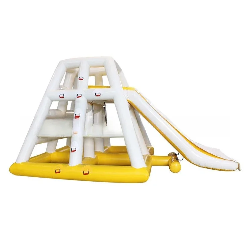 

Million Ocean Ball Pool Pyramid Climbing Water Slide, Children's Play Outdoor Inflatable Slide