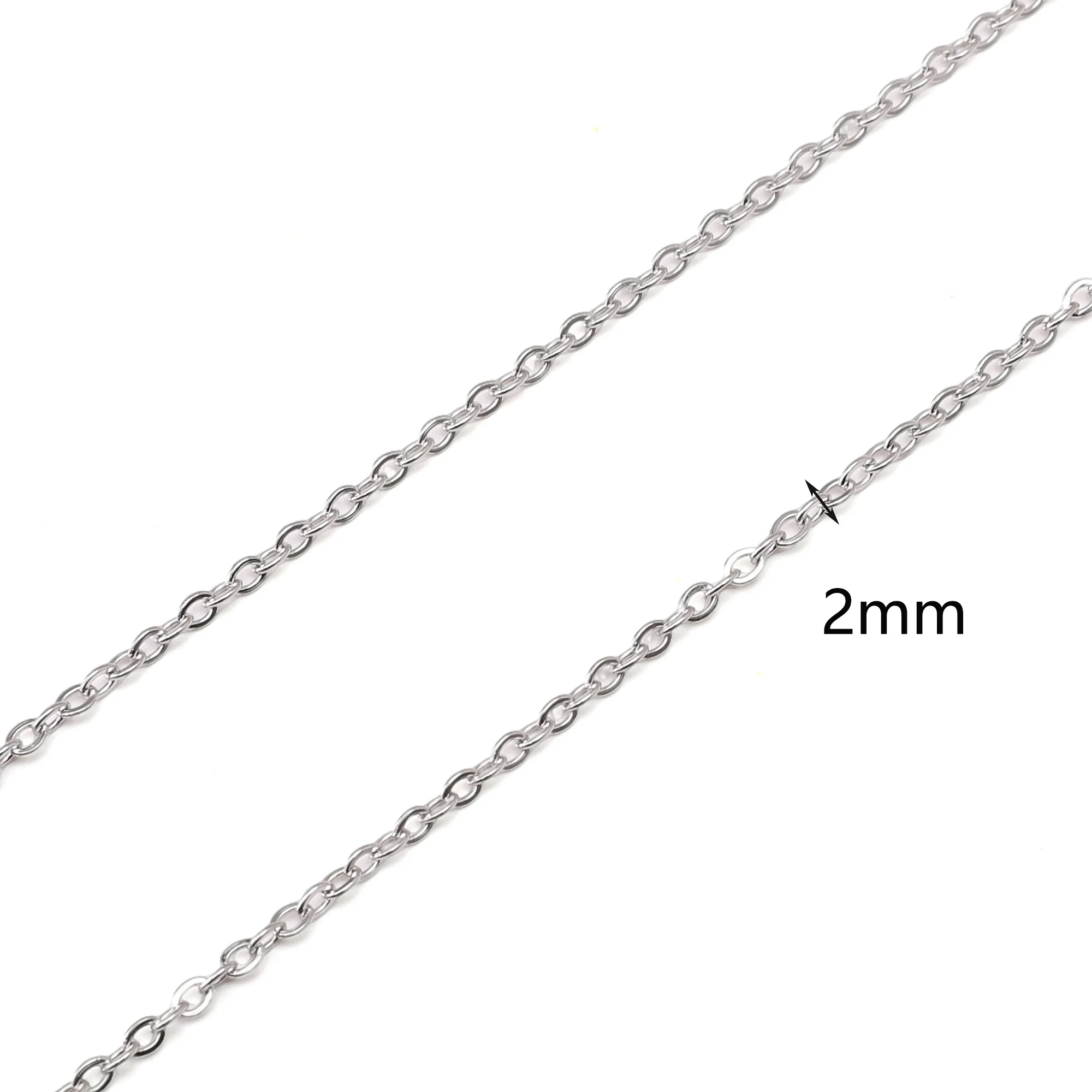 1m Stainless Steel Chain for Jewelry Making