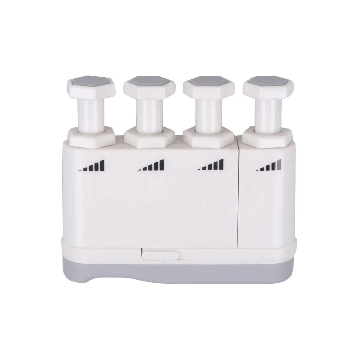 Guitar Finger Trainer Silicone Adjustable Force Finger Exerciser Retractable Span Strengthener for Piano Hand Grip Fitness