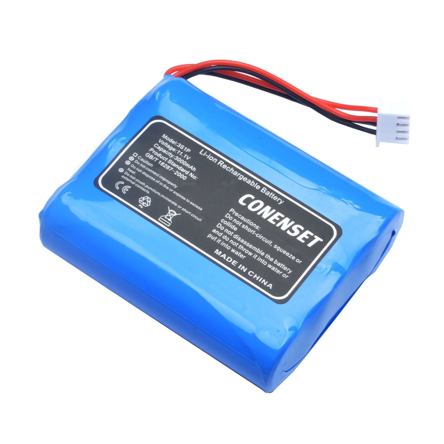 11.1V 3000mAh Replacement Battery For Marshall Stockwell Bluetooth Speaker TF18650- 2600-1S3P