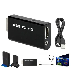 Hdmi To Ps2 Compatible Converter Adapter Audio And Video With 3.5mm Audio Cable Supports Pc All Ps2 480i 480p 576i Display Modes