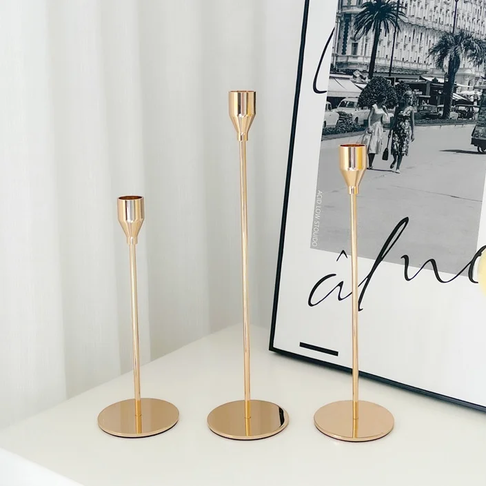 

Оптовый классический набор подсвечников для ароматерапии, высококачественная нержавеющая сталь и золотое железо для домашнего декора и садовой вечеринки