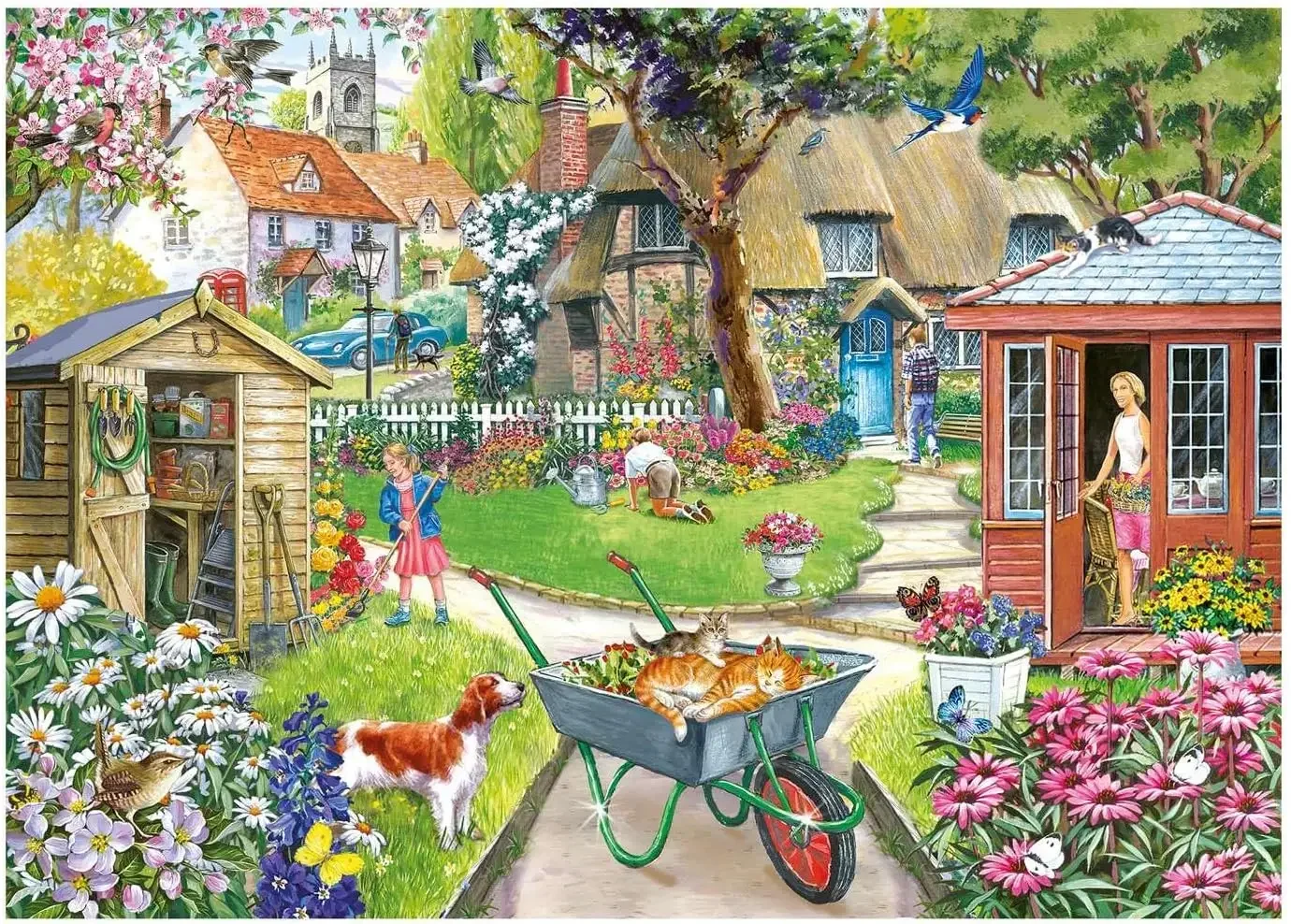 

Пазлы для взрослых 1314/520/120 шт. Деревянные пазлы Happy Townin для Gameroom, спальни, домашний декор, подарок на день рождения