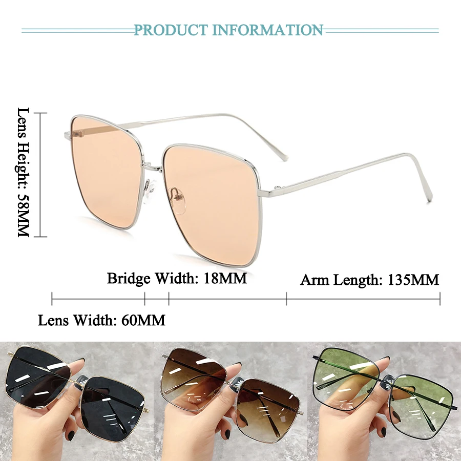 Sonnenbrille Frauen Luxus Platz Männer Fahren Reise Marke Design Gradienten Vintage Sonnenbrille Weibliche Unisex Retro Oculos Neue 2026 – Detail 5