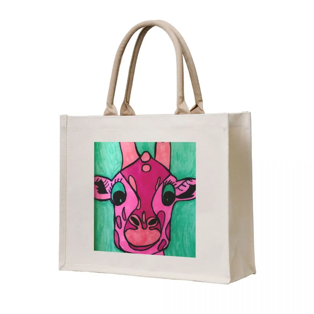 

Pink Giraffe Tote Bag the tote bag tote bag men's supermarket folding