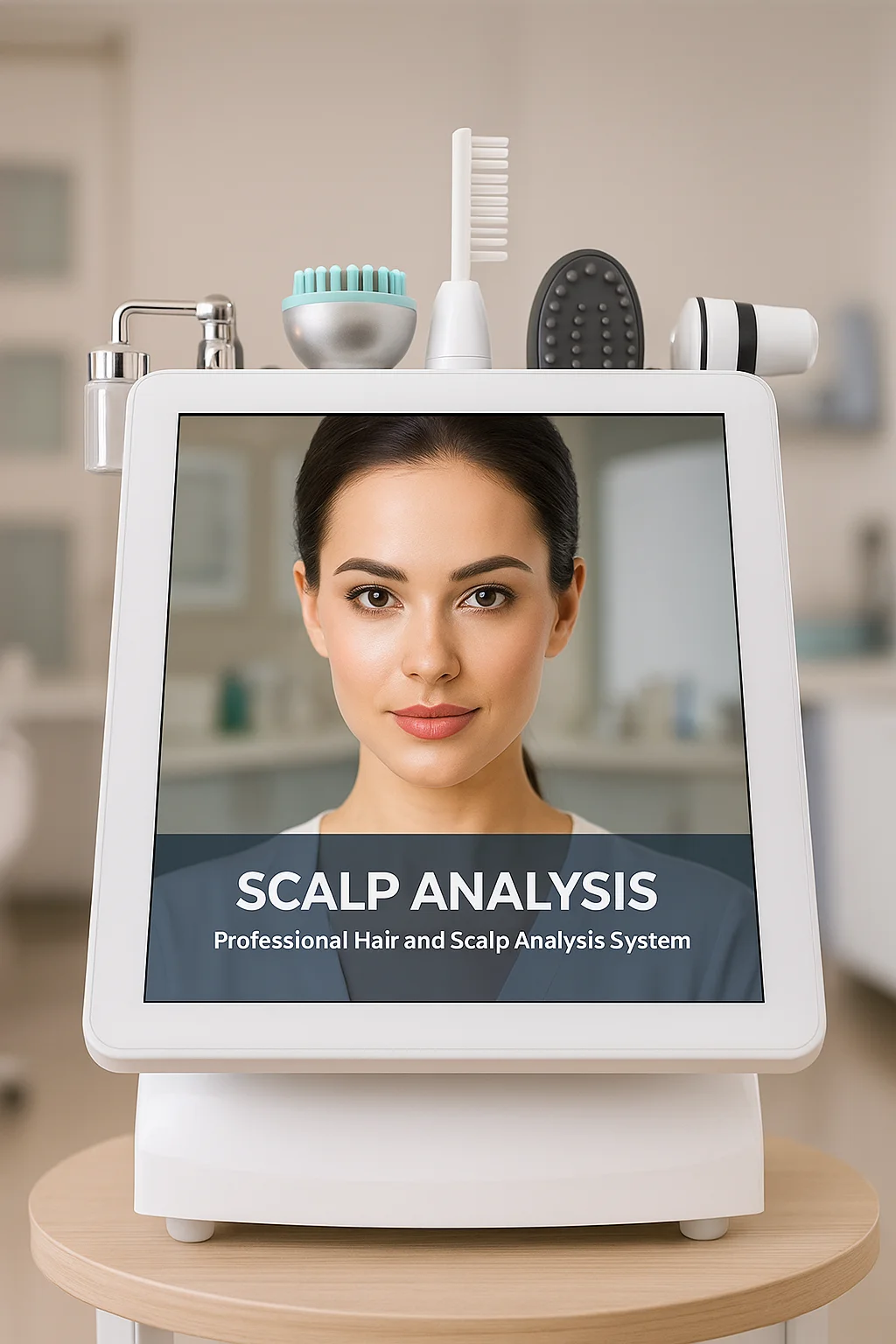 

2025 Newest Professional Hair Scalp Treatment Machine with Hair Follicle Detection Analysis Hair Regrowth Machine Scalp Massager