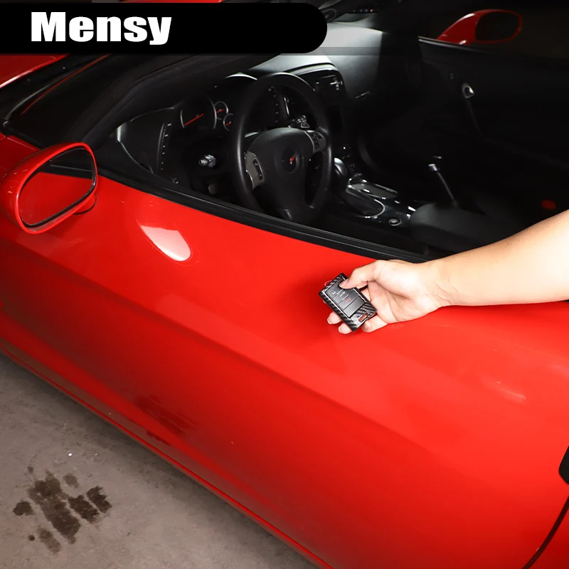 For Chevrolet Corvette C6 2005-2013 ABS Matt black Car Key Cover Key Protector Cover car accessories