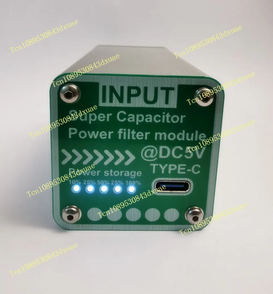 DC 5V Power Filter Module Supercapacitor Filtering For Raspberry Pi Power Storage Type C Input and Output