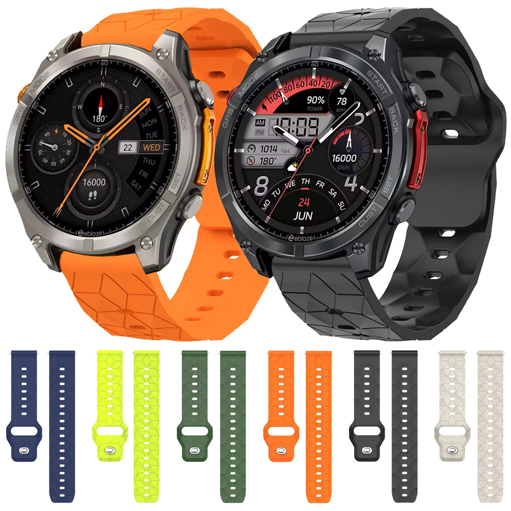 22Mm Silicone Watch…