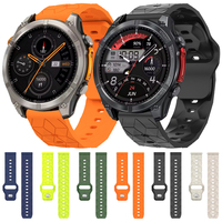 22mm Silicone Watch Strap for Zeblaze Stratos 2 3 4 GPS Sports Wristband for Zeblaze Ares 3 Pro Btalk 3 Pro/Plus Bracelet Correa