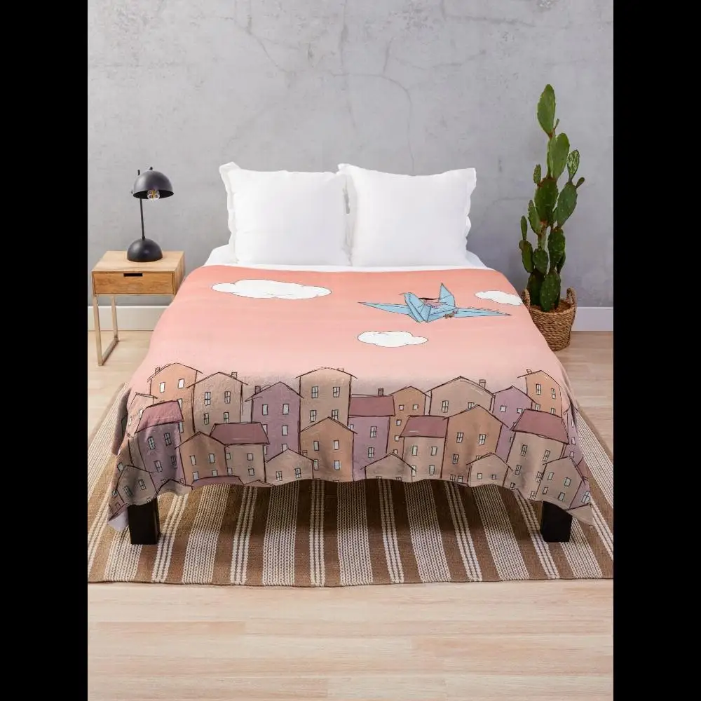 

Soft Cozy Sunrise Throw Blanket for Living Room or Bedroom Lightweight and Warm