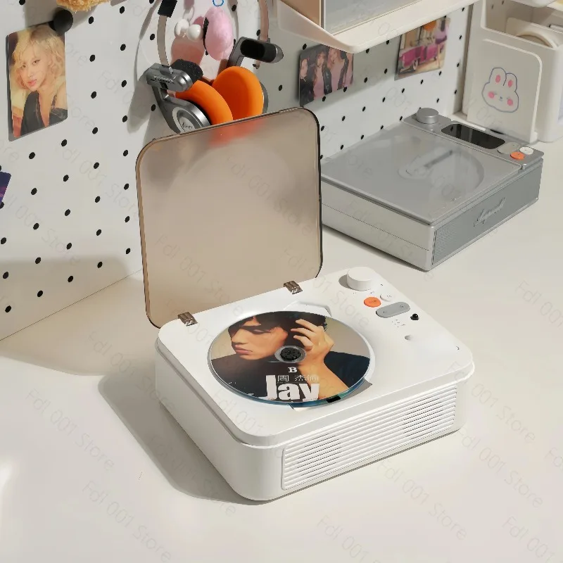 Fashion retro CD player Album player Bluetooth integrated stereo CD player