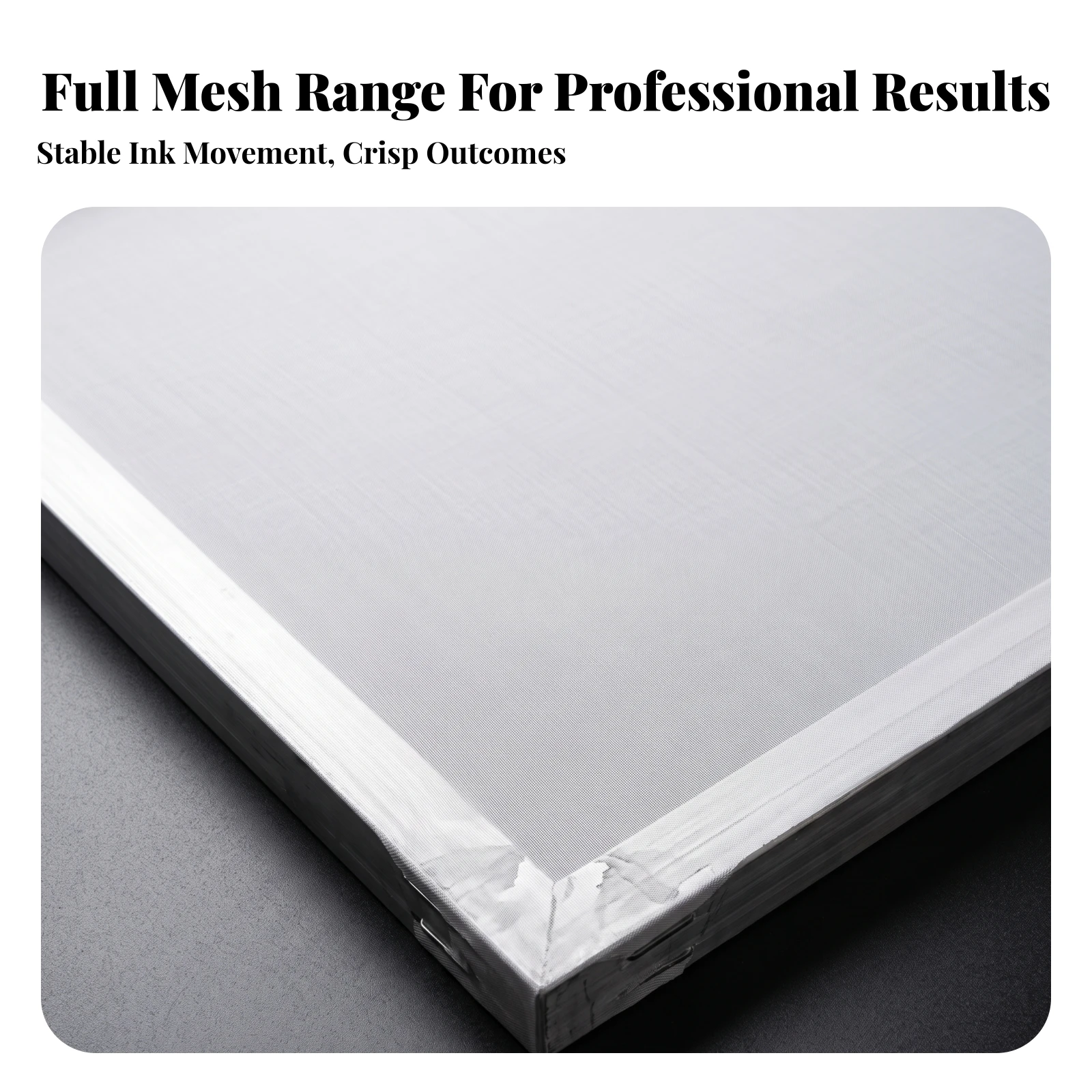 Screen Printing Mesh Roll Professional-Grade Polyester Mesh Textile Screen Printing Net Textile Cut-to-Length Smooth