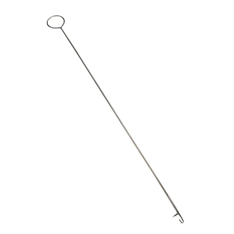Lazo de costura de acero inoxidable, gancho giratorio, tubos de tela, tiras de cinturón hechas a mano, accesorios de herramientas de costura DIY, 1
