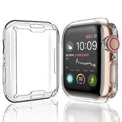 Screen Protector for Apple Watch Case 45mm 41mm 44MM 40MM 42mm 38MM Full TPU Bumper Cover Accessories Iwatch Series 9 8 7 SE 6 3