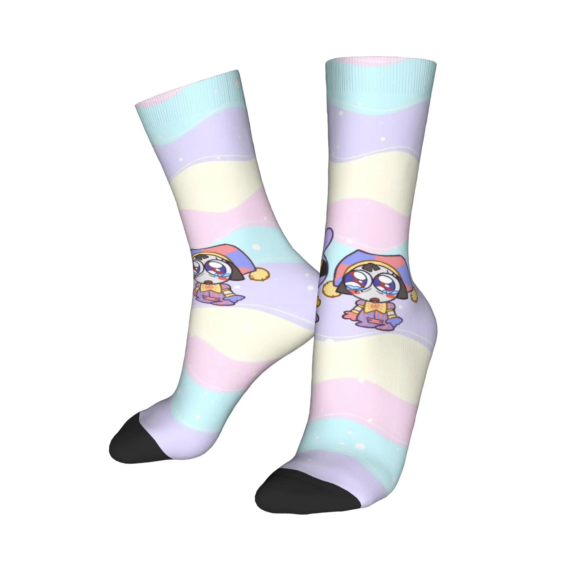 Winter Warm Harajuku Women Men Pomni And Jax Cartoon Digitals Circus Socks  Breathable Sports Socks