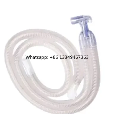 

High quality Medical Corrugated Tube Adult Children1.2m Water Trap with Limb 30cm Respiratory Breath Circuit