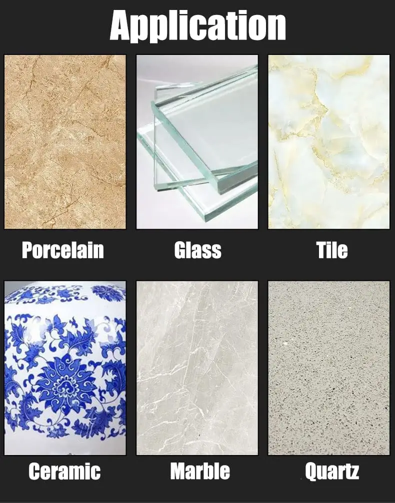 9 قطعة الماس الأساسية مجموعة لقمة مثقاب هول المنشار عدة مع حافظة للجرانيت بلاط الرخام السيراميك حجر الزجاج الماس هول المنشار عدة