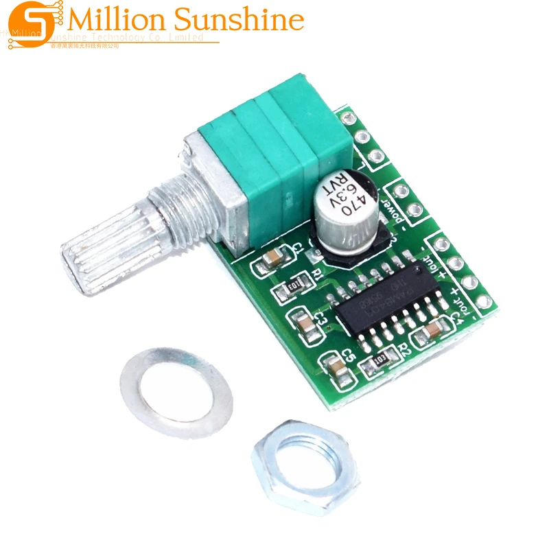 PAM8403 5V Power Audio Amplifier Board 2 Channel 3W W Volume Control / USB Power