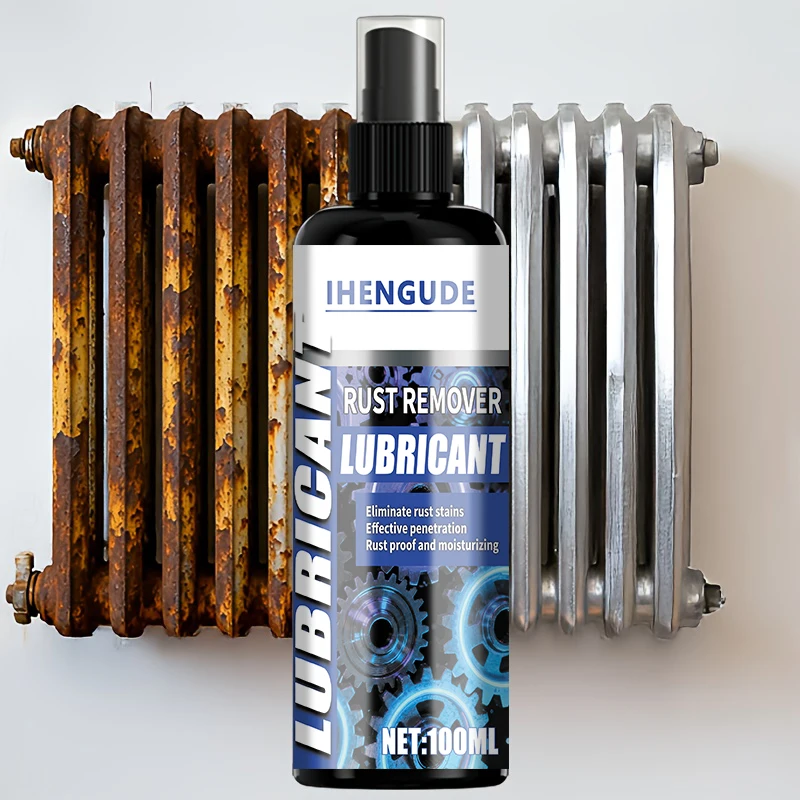 Rust Remover Spray - 100ml Ultra-Strong Rust Stain and Dirt Cleaner, Suitable for Car Wheels and Metal Surfaces, Provides Smooth and Reliable Performance